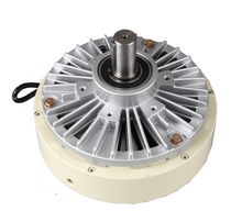 Single-axis brake 1.2kg magnetic powder clutch 24V tension controller single dual-axis magnetic powder motor brake 2024 - buy cheap
