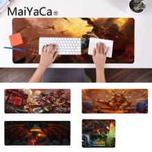 Maiyaca novo design jogo mundo de warcraft conforto tapete do mouse gaming mousepad durável borracha mouse tapete 2024 - compre barato