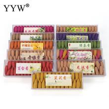 52pc/Box Oud Perfume Wierook Sandalwood Flower Scent Backflow Incense Cones India Home Scent Aroma Diffuser Cones Aromatherapy 2024 - buy cheap