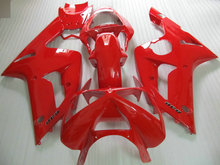 Kit de carenagem personalizado com molde de injeção, para kawasaki ninja zx6r 636 03 04 zx 6r 2003 2004, abs vermelho quente + presentes ke46 2024 - compre barato