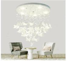 Butterfly chandelier Nordic restaurant bedroom simple modern creative porch cloakroom crystal ceiling Princess room lamp led 2024 - buy cheap