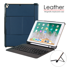 Case For iPad 6th 2018 9.7 inch Removable keyboard W Pencil Holder Stand Leather Cover For iPad 2017 9.7 Case Keypad A1893 A1954 2024 - buy cheap