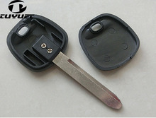 Корпус ключа транспондера для Toyota с позицией для TPX1,2 и карбоновый чип Uncut TOY47 Blade 2024 - купить недорого