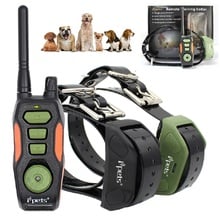 Ipets 618 Dog Shock Collar 2 Dogs Training Collars with Remote Range 800 Yards and shock, vibration, Beep function 2024 - buy cheap