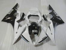 Top-rated Motorcycle Fairing kit for YAMAHA YZFR6 2005 YZF R6 05 yzfr6 05 ABS Plastic White black Fairings set+gifts YA29 2024 - buy cheap