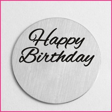10PCS 22MM Floating Plates Letters Of Happy Birthday For 30mm Living Memory Locket 2024 - buy cheap