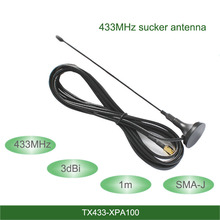 Antena sma de 433Mhz, antena lora, 3dbi SMA, enchufe con Base magnética, Cable de 1m, 2m y 3m 2024 - compra barato