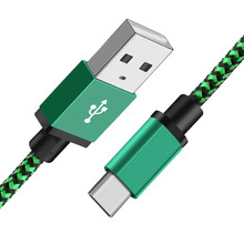 Кабель USB Type-C 1 м, 2 м, 3 м, кабель для быстрой зарядки usb 3,0, кабель для передачи данных, зарядное устройство usb-c для Samsung S10, S9, S8, Note 9, 8, Xiaomi mi 9 2024 - купить недорого