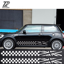 ZD 2 шт. для Bmw Mini Cooper Countryman R56 R50 R53 F56 F55 R60 R57 R55 Mercedes смарт-Стайлинг автомобиля дверные боковые наклейки аксессуары 2024 - купить недорого