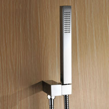 Cabezal de ducha de mano de latón cromado con manguera de 1,5 m y soporte de pared de latón 03-140 2024 - compra barato