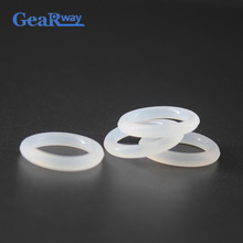 Gearway Transparent Silicon O Ring Seal Gasket 3.1mm CS Food Grade O Ring Seal 10/11/12/13/28/29/30mm OD VMQ O Ring Sealing 2024 - buy cheap