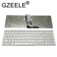 Новинка, английская клавиатура GZEELE для HP 17g-br000 17g-br100 17q-bu000 17q-bu100 250 G6 255 G6 256 G6 258 G6 белого цвета 2024 - купить недорого