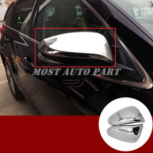 ABS Side Rearview Mirror Trim Cover 2pcs For Toyota Fortuner 2016-2018 Car accesories interior Car decoration 2024 - buy cheap
