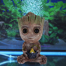 Tree Baby Aquarium Decoration Cute Tree Plant Figure Bubble Aquarium Ornament Decor For Fish tank, Groot Tree Baby Fish Tank Aritificial decoration, Cute Tree Plant Action Figure 2024 - buy cheap