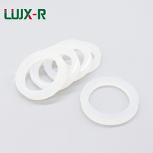 Junta de silicona de LUJX-R, anillo de sellado de arandela plana blanca VMQ, junta tórica a prueba de agua para conector rápido 3/4 1 1-1/4 1-1/2 2 2-1/2 3 4in 2024 - compra barato