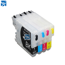 LC39 5sets Refillable ink Cartridges for Brother LC60 LC975 LC985  compatible for DCP-J125/J315W/J515W free shipping 2024 - buy cheap
