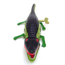 Винтажная заводная игрушка-крокодил для фотосъемки детей взрослых крокодил оловянные игрушки классическая игрушка Рождественский подарок 2024 - купить недорого