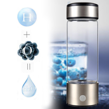 430ml Portable  USB Hydrogen-Rich Water Ionizer Maker Cup Generator Bottle Silver 2024 - buy cheap