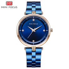 New Women Watches Luxury Brand Fashion Bracelet Clock Blue Gold Steel Quartz Wristwatch Ladies Valentine Gift 2024 - buy cheap