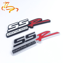 Accesorios para coche 3D Metal aleación de Zinc SSR SS R SIGNATURE SERIES, insignia de letras, pegatina adhesiva para el coche, calcomanía trasera de reemplazo, estilo 2024 - compra barato
