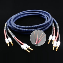 Высококачественный медный кабель для динамика аудио hifi кабель для динамика аудиокабель для динамика 2024 - купить недорого