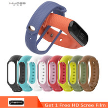 Mijobs Mi Band 3 Strap Silicone Wrist Strap for Xiaomi Mi Band 3 Accessories Miband 3 Smart Wristbands Bracelet Miband 3 Strap 2024 - buy cheap