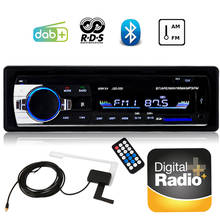 Stereo USB And SD Card Slot  radio cassette player 1 DIN RDS Car Audio MP3 Player Car Radio Bluetooth DAB+ Autoradio FM AM AUX 2024 - buy cheap