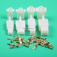 Kit de mini conector de fio elétrico, 20 conjuntos de 2.8mm para carro e moto com 2, 3, 4 e 6 vias 2024 - compre barato