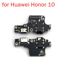 for Huawei Honor 10 USB Charger Dock Connect Earphone Jack Connecting Charging Flex Cable Honor10 Repair Spare Parts Test QC 2024 - buy cheap
