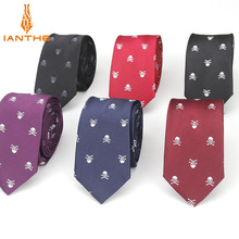 Corbatas ajustadas informales para hombre, corbatas clásicas de poliéster, corbata de moda para boda, fiesta, ropa para el cuello 2024 - compra barato