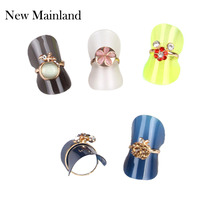 Soporte de exhibición de anillo de plástico Multicolor, accesorios para joyería de 38mm, envío gratis, 100 Uds. 2024 - compra barato