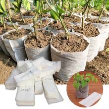 Seedling Pots  Nursery Bags Non-woven 100PCS/Lot Plant Grow Bags Aeration Biodegradable Different Sizes Eco-Friendly 2024 - buy cheap