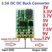 10 PCS  3.5A DC-DC Converter Module Buck Step-Down Voltage Regulator Board 4.5V-27V to 3V 3.3V 3.7V 5V 6V 7.5 9V 12V 2024 - buy cheap