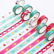 1pc Cat Kawaii Washi Tape Scrapbooking Masking tape Stickers scrapbooking Washitape Washy tape sumikko 02588 2024 - buy cheap