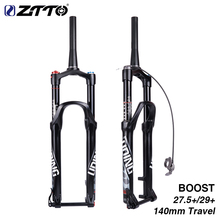 Ztto garfo de bicicleta 32rl, com suspensão de 140mm, ar 29 29er 27.5 + tamanhos 3.0 29 + plus 110mm 110*15, ajustável 2024 - compre barato