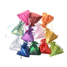 Whosale Adjustable Jewelry Packing Satin colors mix drawstring Velvet bag 10x12cm,Christmas Wedding Gift Bags & Pouches 2024 - buy cheap