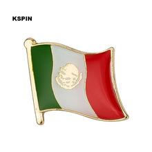Мексиканский Флаг булавка отворот значок брошь значки 1 шт KS-0134 2024 - купить недорого