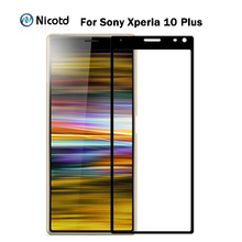 Закаленное стекло Nicotd 9H для Sony Xperia 10, защита экрана с полным покрытием для Sony Xperia L3 10 plus, закаленное стекло, пленка 2024 - купить недорого