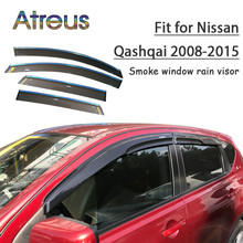 Atreus 1 комплект ABS для 2018 2017 2016 2015-2008 Nissan Qashqai аксессуары Автомобильные дефлекторы от солнца на вентиляционную решетку козырек от дождя 2024 - купить недорого