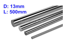 2pcs/lot D13mm L500mm linear shaft 13mm LM Shaft diameter 500mm long for LM13UU 13mm linear ball bearing linear smooth rod 2024 - buy cheap