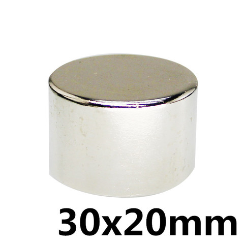 1pcs strong round 30 x 20 mm N35 permanent magnet rare earth neodymium magnet neodymium iron boron magnet strong magnet 30X20MM 2022 - buy cheap