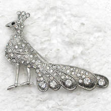 12pcs/lot Wholesale Fashion brooch Peacock Rhinestone Enamel Pin brooches C101999 2024 - buy cheap