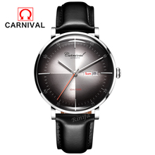 2019 Luxury brand switzerland Carnival MIYOTA Mechanical watch men waterproof leather strap Men Watches Clocks reloj hombre 2024 - buy cheap