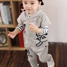 New  Tracksuit Kids Boys Three  Pieces 1-6 age  Spring Autumn  Kids Outfits  Boys Clothes 8ST008 2024 - buy cheap