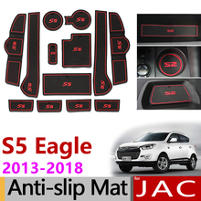 Anti-Slip Gate Slot Mat Rubber Coaster for JAC S5 Eagle Refine 2013 2014 2015 2016 2017 2018 Interior Trim Accessories Stickers 2024 - buy cheap