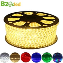 60LED/m LED STRIP 5050 220V Flexible Light 6color LED Strip Waterproof White/Warm White/Blue/Yellow/Red/Green Led Strip Light 2024 - buy cheap
