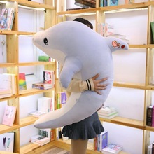 65cm/90cm Big Kawaii Finger Heart Dolphin Plush Toy Soft Cartoon Animal Dolphin Stuffed Doll Sofa Pillow Cushion Kids Best Gifts 2024 - buy cheap