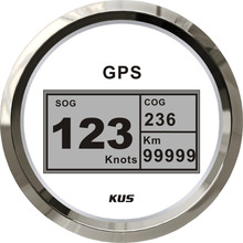 85mm digital GPS speedometer, speedo GPS speedometer for car truck universal motorcycle white faceplate 12V/24V 2024 - buy cheap