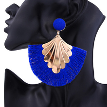 Bohemian Big Tassel Drop Earrings For Women Lady Female Fringe Handmade Brincos Statement Fashion Woman Earrings Holiday Jewelry 2024 - buy cheap