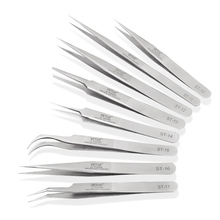 VETUS White ST 10-ST 17 Mink Eyelash Extension Tweezers Stainless Steel Antistatic Direct And Bend False eyelash tweezer 2024 - buy cheap